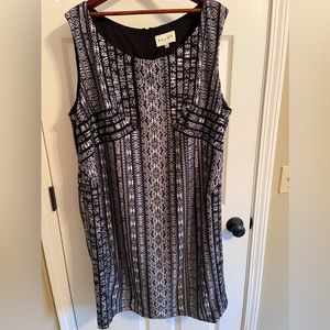 RALOR black and white sheath dress. Size 3X